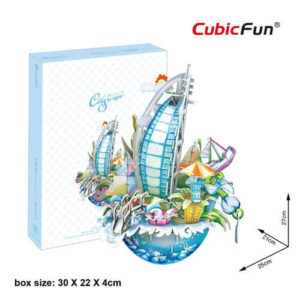 Dubai 3D puzzle CubicFun City Scape Persely