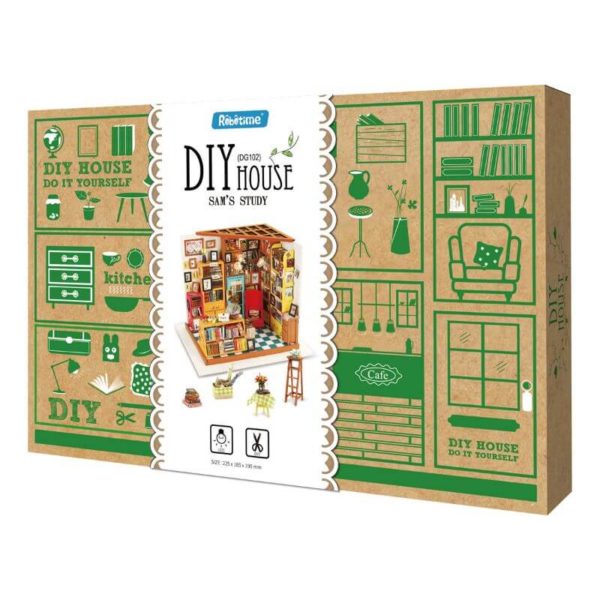 DIY Miniatűr ház - Sam dolgozószobája - Image 13
