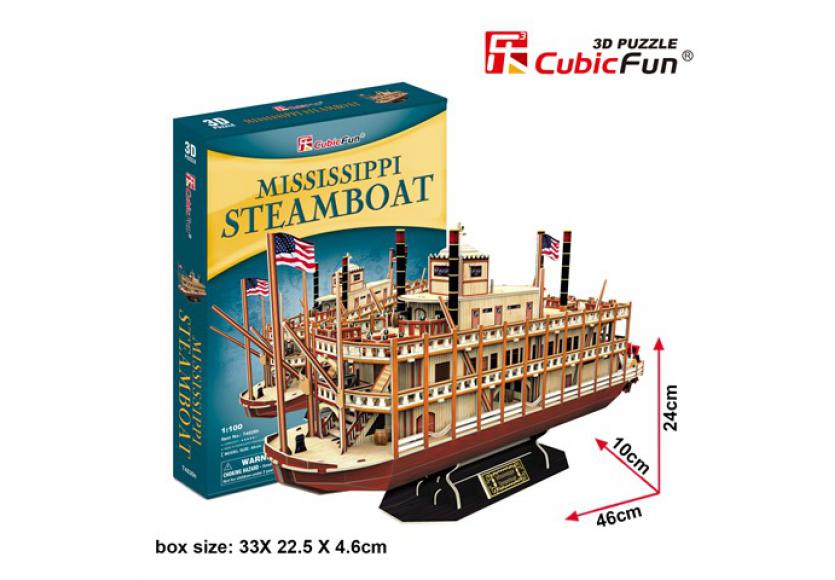 3D puzzle Mississippi Steamboat