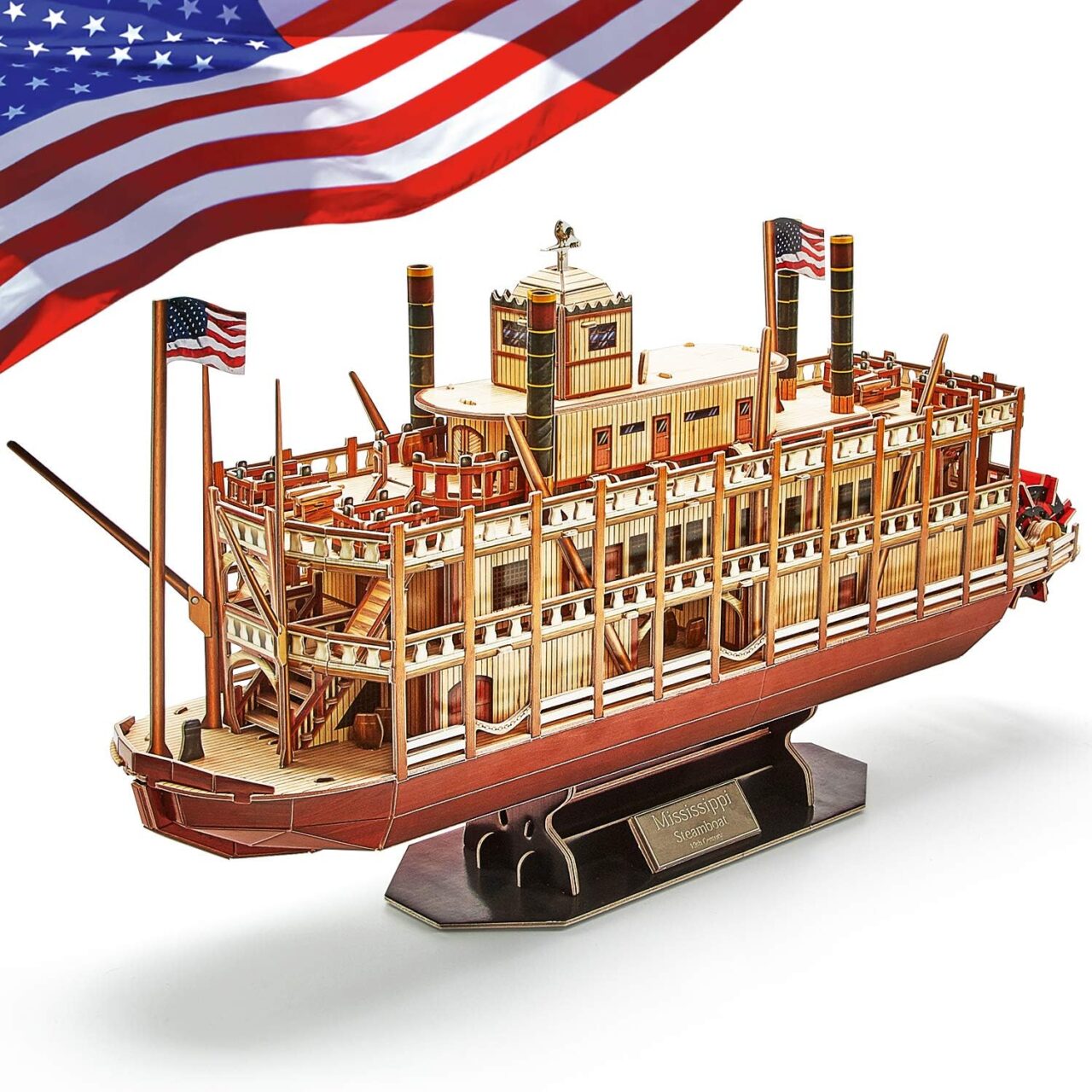 3D puzzle Mississippi Steamboat - Image 6