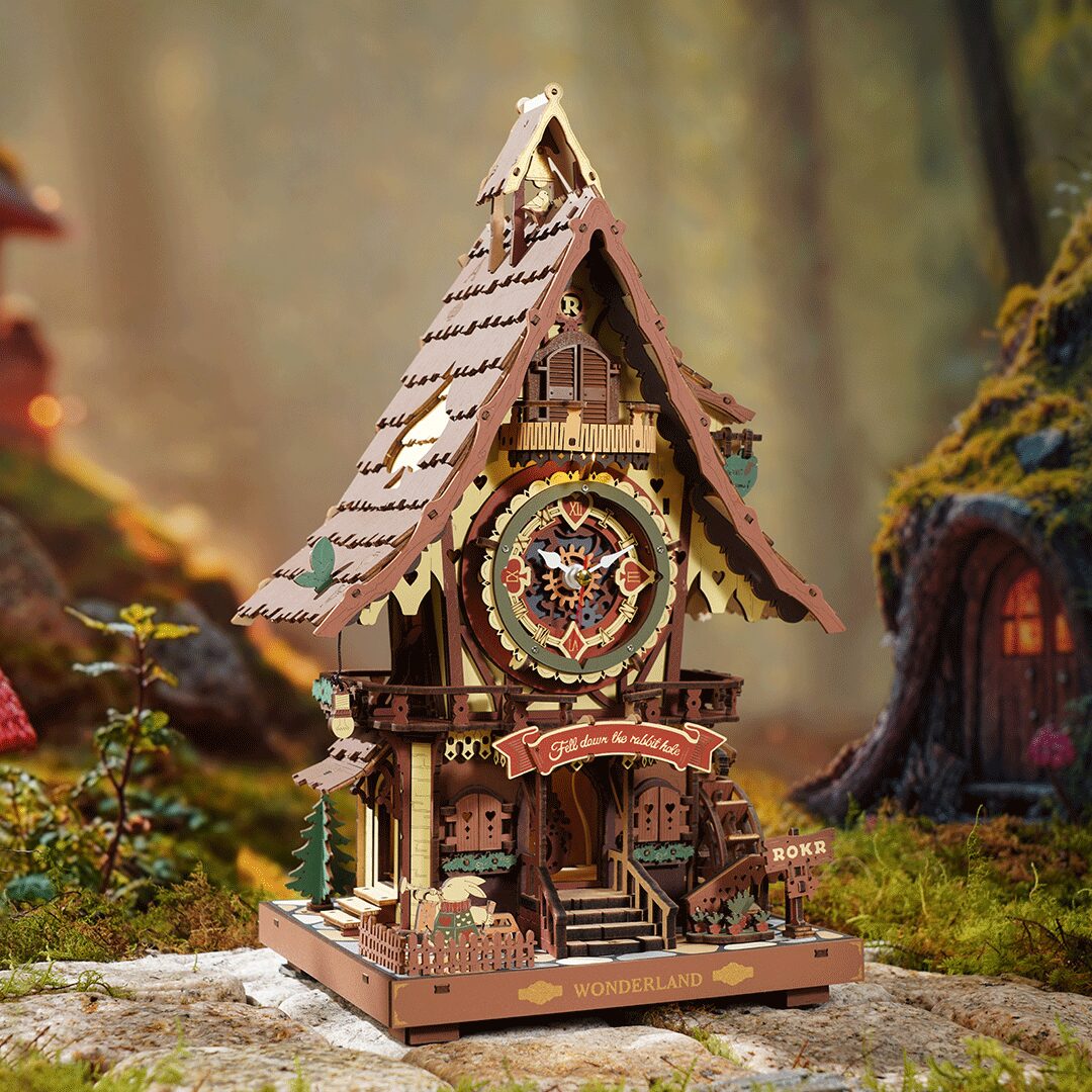 Kakukkos óra színes 3D Puzzle mechanikus - Image 6