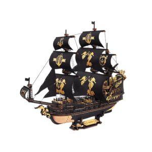 Csikóhal vitorlás hadihajó 3D makett